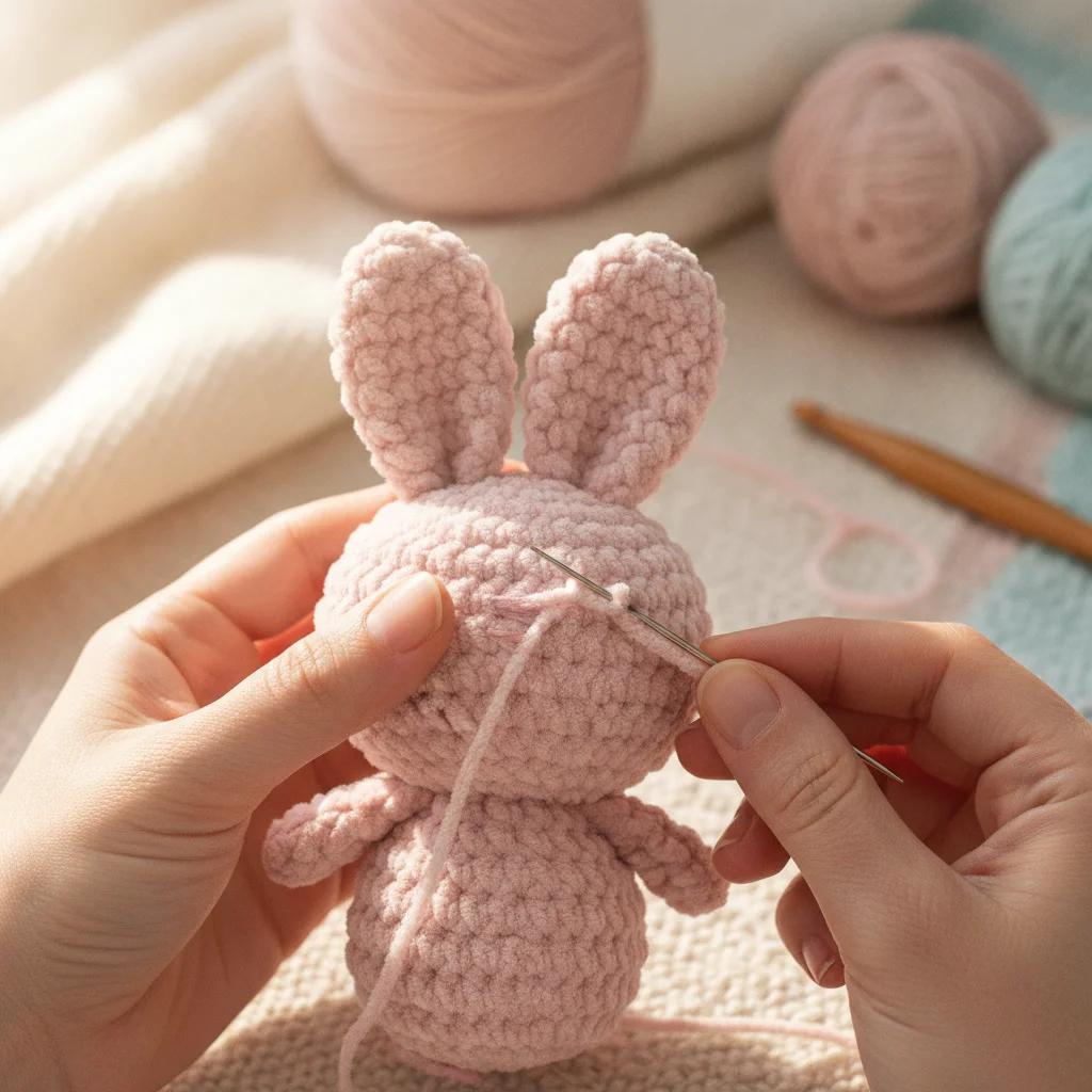 Amigurumi blog iç görsel: Amigurumi İçin Doğru Dikiş İğnesi ve İplik Seçimi: Kusursuz Son Dokunuşlar