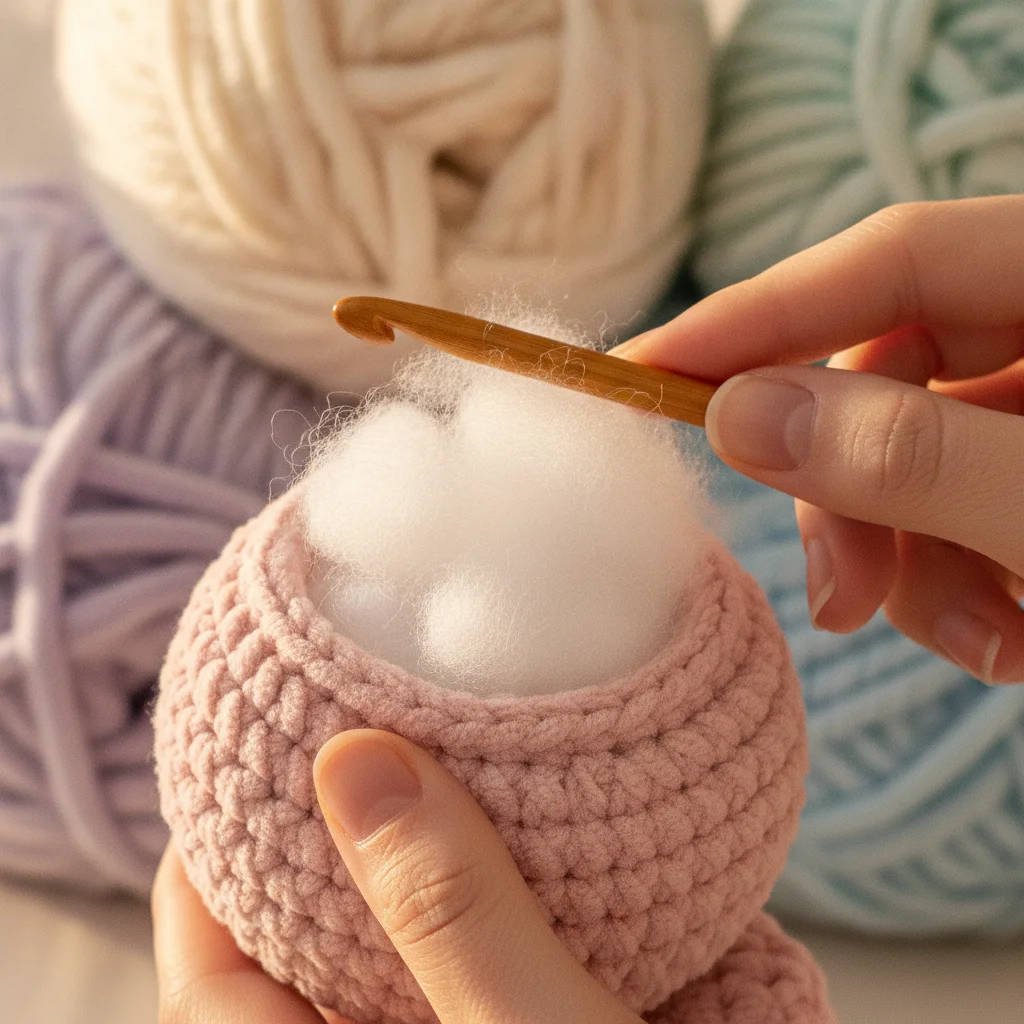 Amigurumi blog iç görsel: Amigurumi Doldurma Teknikleri: Mükemmel Şekiller İçin İpuçları