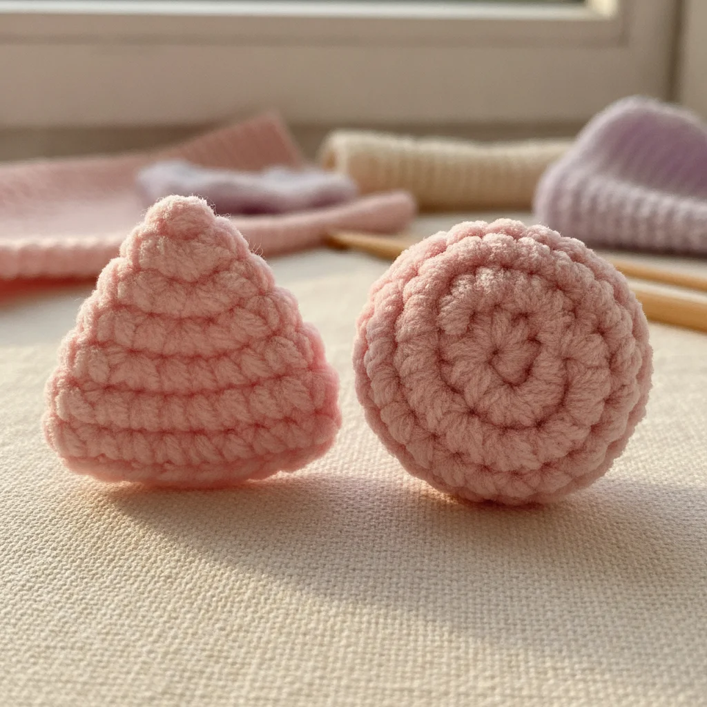 Amigurumi blog iç görsel: Amigurumide Kulak Şekillendirme: Sivri ve Yuvarlak Kulak Teknikleri