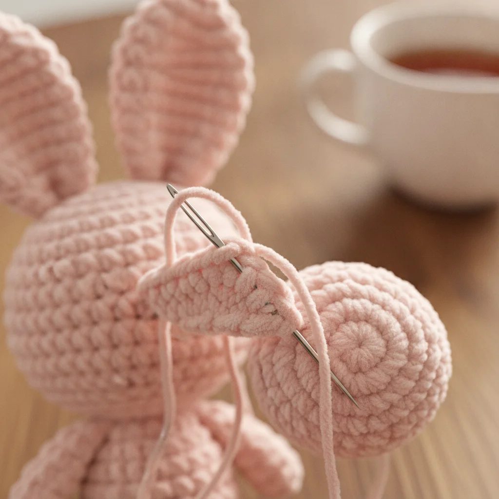 Amigurumi blog iç görsel: Amigurumi Parçalarını Kusursuzca Birleştirme Rehberi: Dikiş Teknikleri ve İpuçları