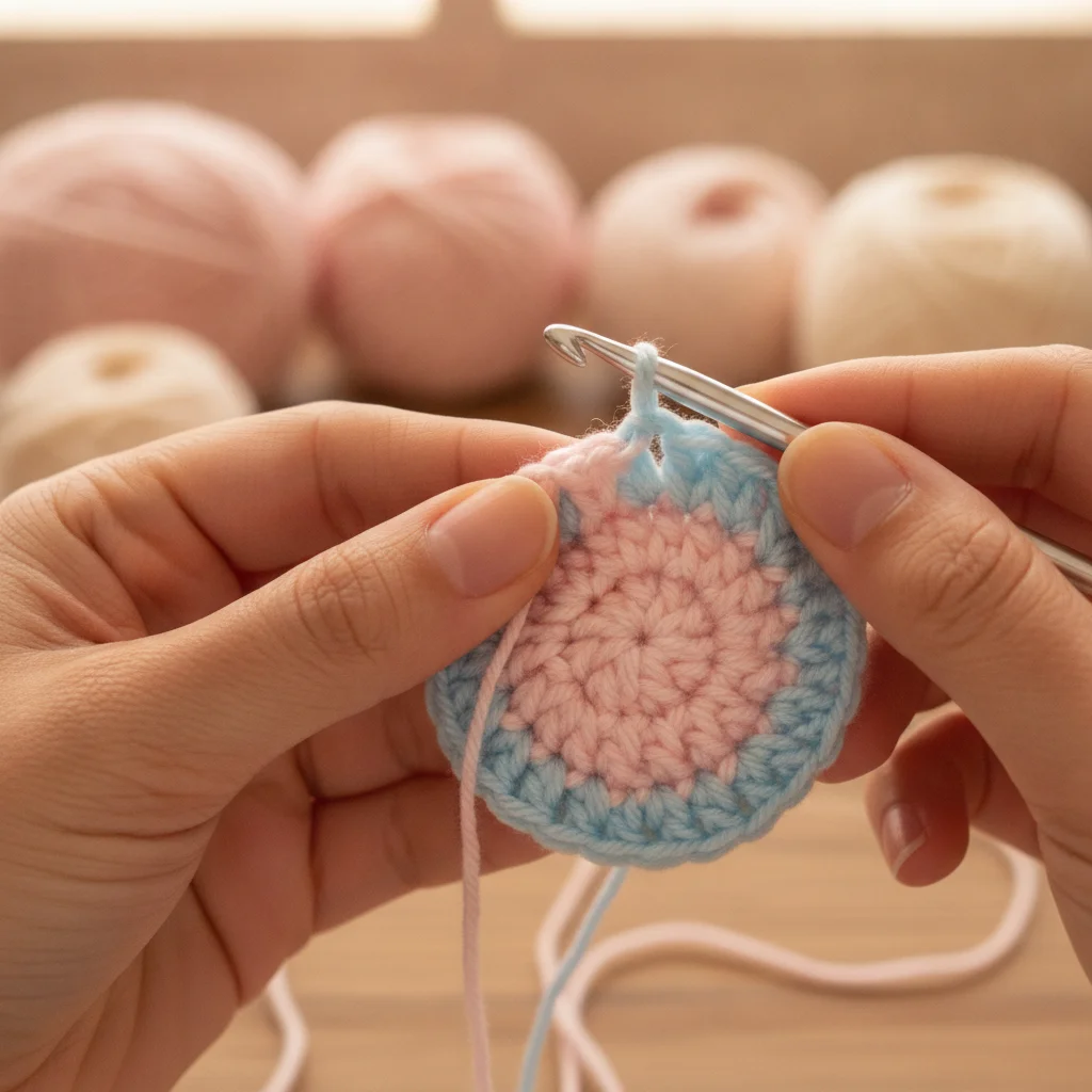 Amigurumi blog iç görsel: Amigurumide Pürüzsüz Renk Geçişleri: Kusursuz Oyuncaklar İçin İpuçları