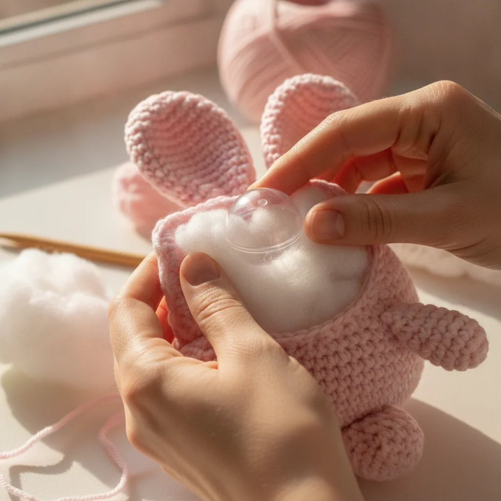 Amigurumi blog iç görsel: Amigurumi Oyuncaklara Güvenle Ses ve Çıngırak Mekanizması Ekleme Rehberi