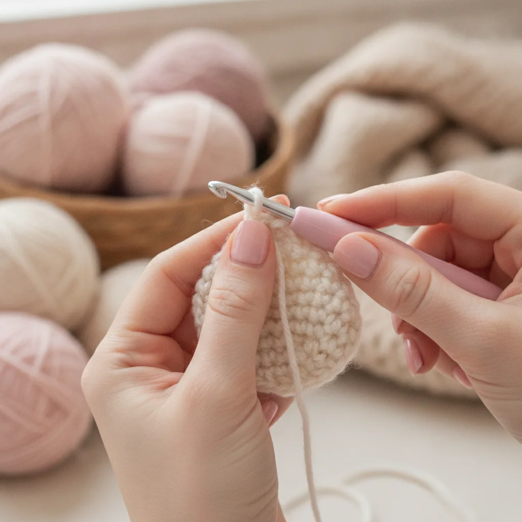 Amigurumi blog iç görsel: Örgü Saatlerini Keyfe Dönüştürün: Ergonomik Tığlar ve El Sağlığı