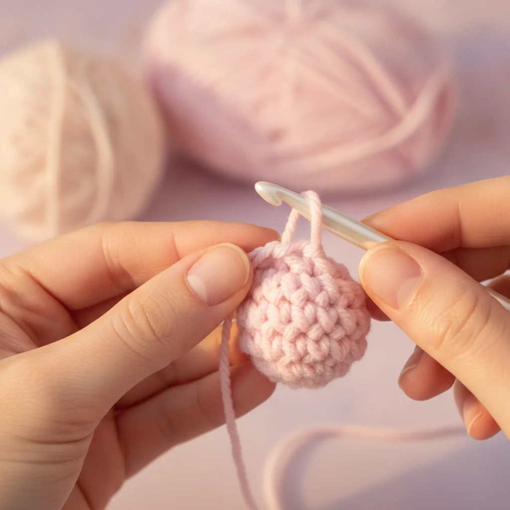 Amigurumi blog iç görsel: Amigurumi'de Görünmez Eksiltme Nasıl Yapılır? Pürüzsüz Bitirişin Sırrı