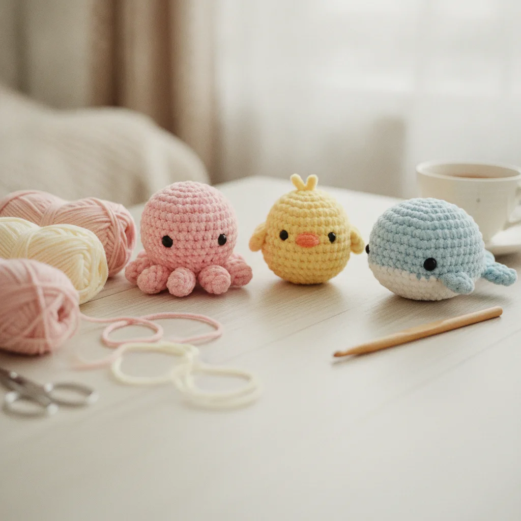 Yeni Başlayanlar İçin En Kolay 5 Amigurumi Hayvan Modeli